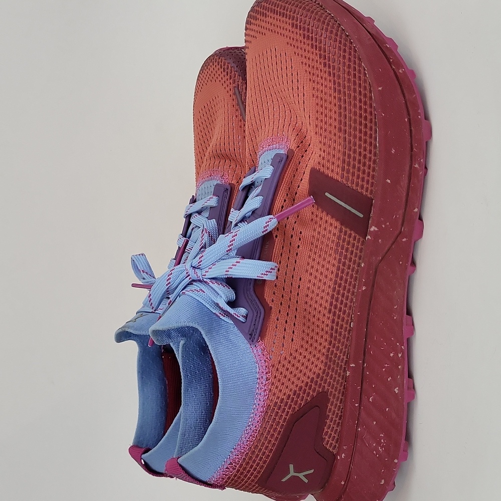 Women's Flux Special Edition Trail Running Shoe - Coral with Light Blue Accent - Picture 7 of 14